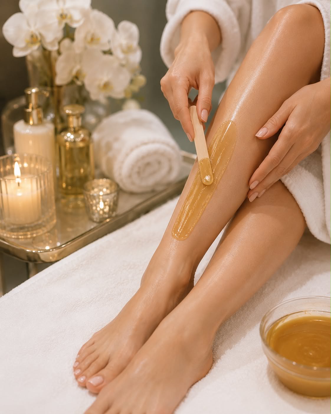 Luxury waxing treatment